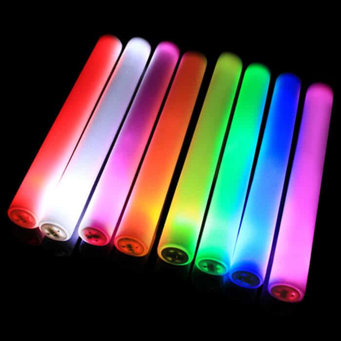 Stick in Schiuma LED Telecomandato 2 LED Foam Stick