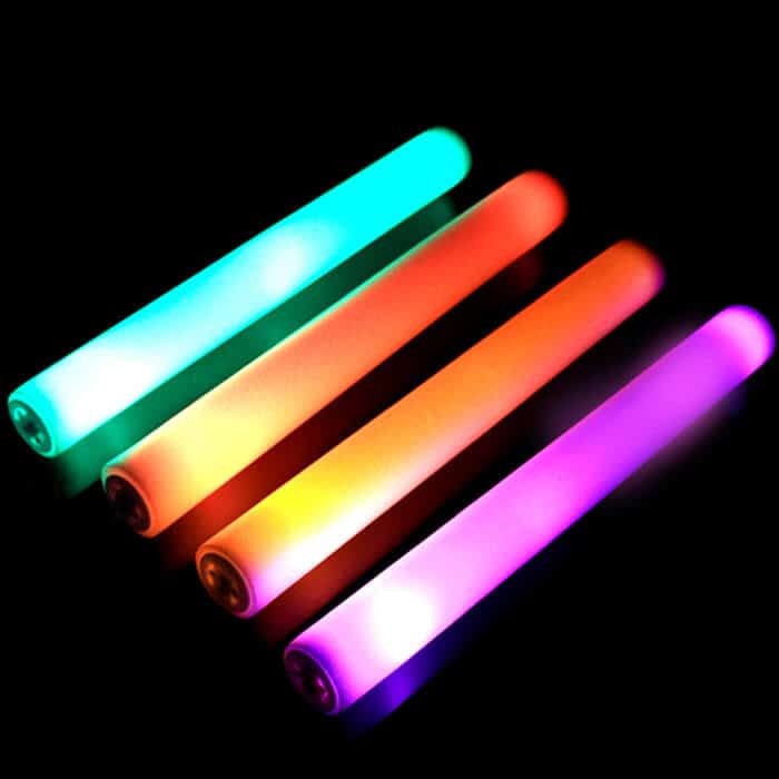 Stick in Schiuma LED Telecomandato 4 LED Foam Stick