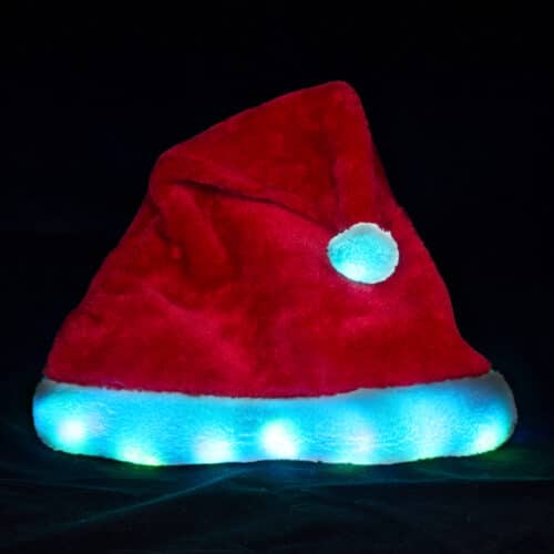 illuminare il cappello di Natale