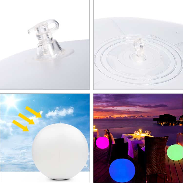 Sfera LED ad Energia Solare 4 Sfera LED ad energia solare