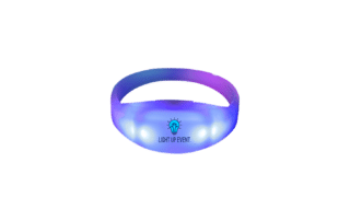 LED Bracelets Landing Page 2 LED bracelet logo customization
