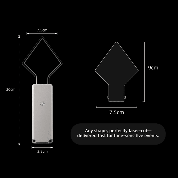 DMX-CUPS-250923 9 Acrylic light stick