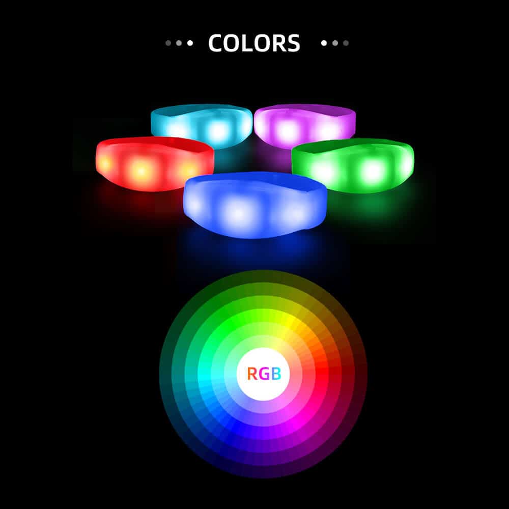 DMX-CUPS-250923 15 LED Bracelet for Concerts