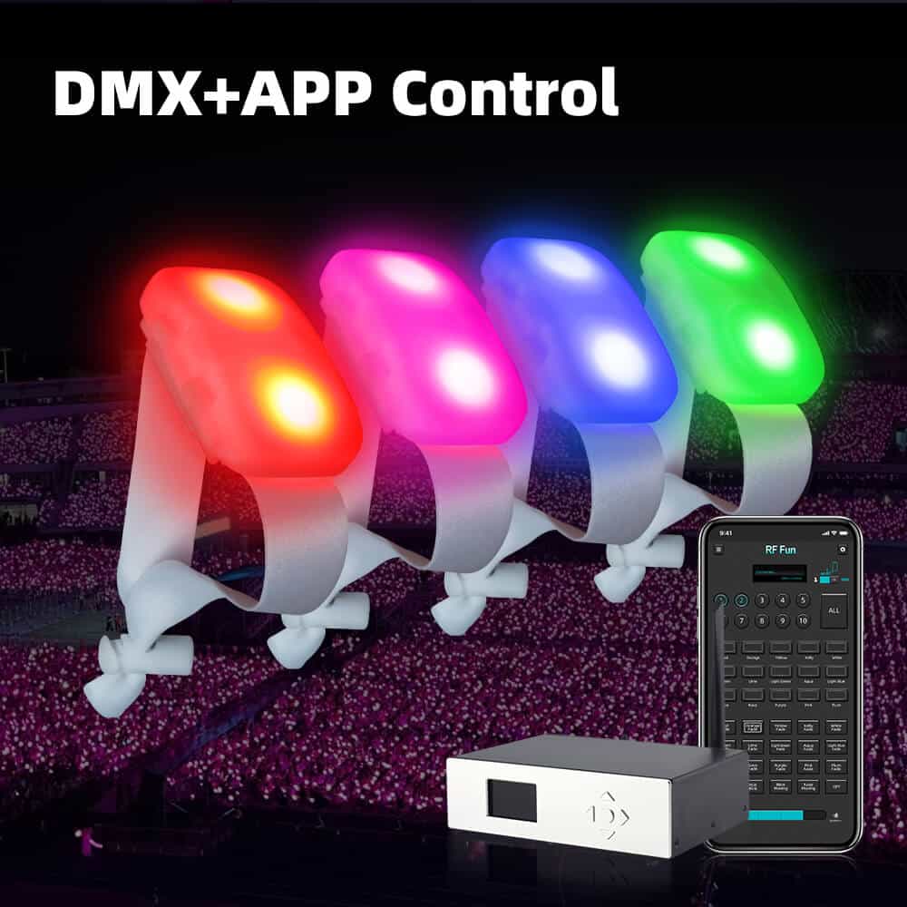 DMX-CUPS-250923 16 led light wristband