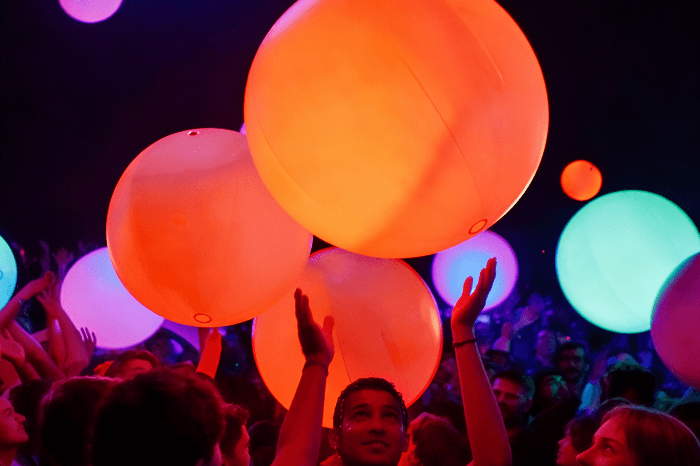 Battery-powered LED Ball Palloni Giganti Luminosi LED