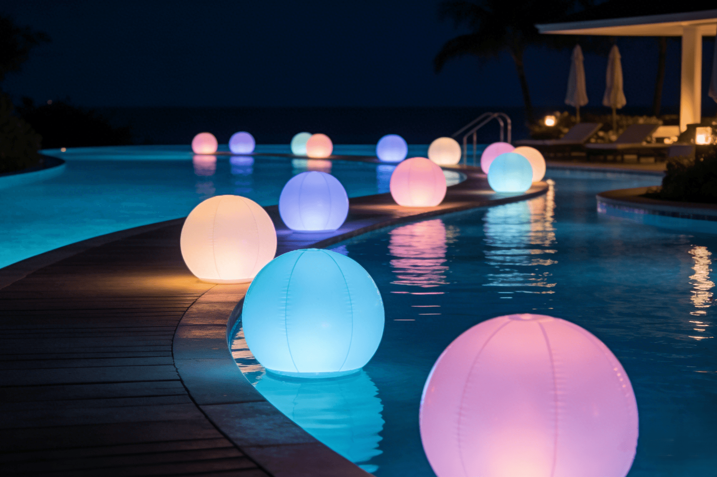 Solar-powered LED Balls Solar powered LED Balls
